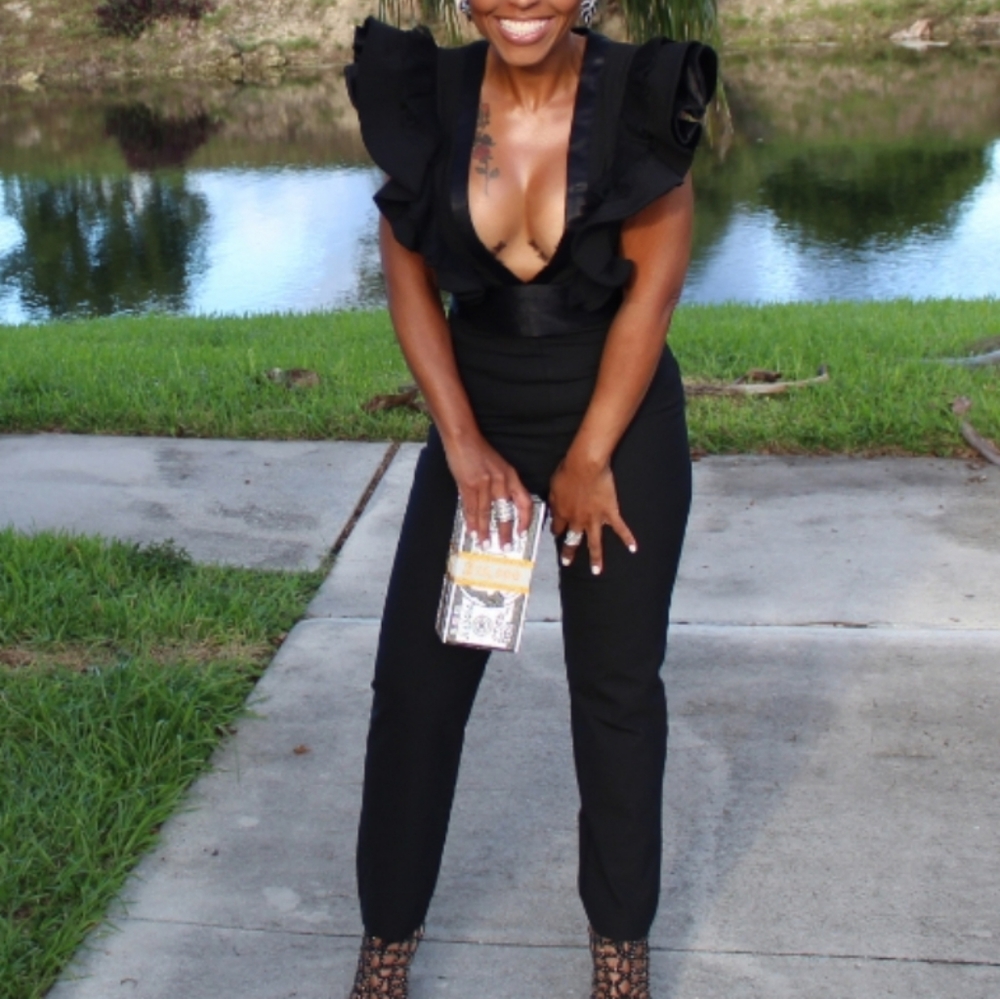 Zara Ruffle Sleeve Jumpsuit - Picture 3 of 7